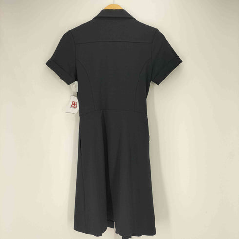 バナナリパブリック BANANA REPUBLIC STRETCH 前開き ショートスリーブ ミドル ワンピース レディース import:S