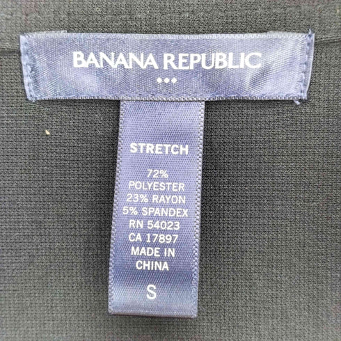 バナナリパブリック BANANA REPUBLIC STRETCH 前開き ショートスリーブ ミドル ワンピース レディース import:S