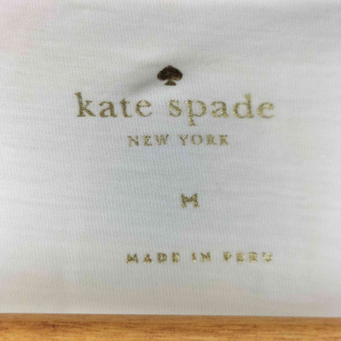 ケイトスペードニューヨーク kate spade NEW YORK フラミンゴプリント ロールアップスリーブ Tシャツ レディース JPN:M
