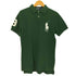ポロバイラルフローレン Polo by RALPH LAUREN 90~00S CUSTOM FIT カスタムフィット ビッグポニー刺繍 ナンバリング 鹿の子 ポロシャツ メンズ import:M