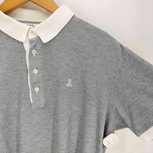 ランバン スポール LANVIN SPORT ロゴ刺繍 鹿の子 S/S ポロシャツ メンズ JPN:42