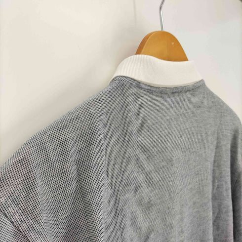ランバン スポール LANVIN SPORT ロゴ刺繍 鹿の子 S/S ポロシャツ メンズ JPN:42