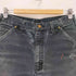 カーハートワークインプログレス Carhartt WIP ダブルニー カーゴ ブラックフェード ワークデニムパンツ メンズ 30×32