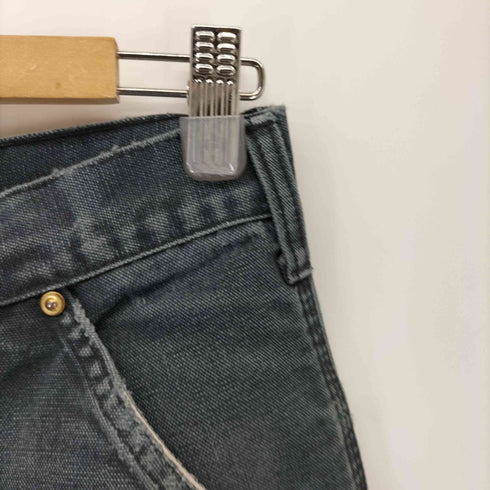 カーハートワークインプログレス Carhartt WIP ダブルニー カーゴ ブラックフェード ワークデニムパンツ メンズ 30×32