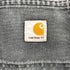 カーハートワークインプログレス Carhartt WIP ダブルニー カーゴ ブラックフェード ワークデニムパンツ メンズ 30×32