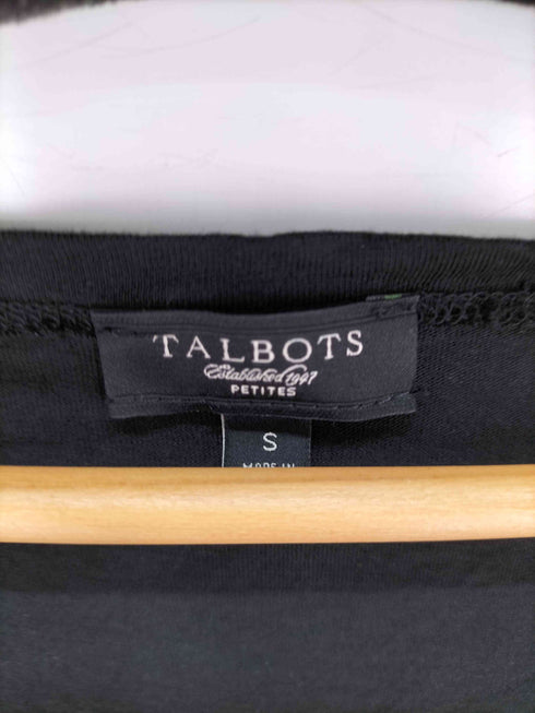 タルボット TALBOTS ラインストーン ボートネック カットソー Y2K レディース import:S