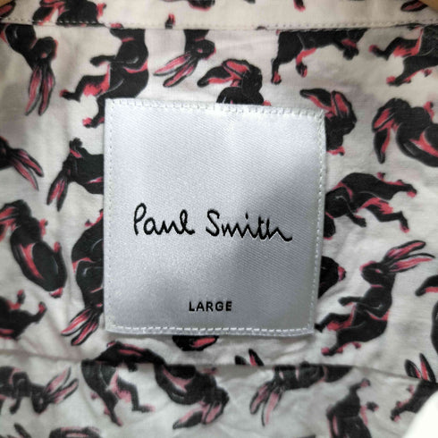 ポールスミス Paul Smith 兎 総柄 コットン シャツ メンズ import:L