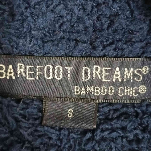 ベアフットドリームス BAREFOOT DREAMS BAMBOO CHIC 木ボタン レーヨン混 ボア ショールカラー カーディガン メンズ JPN:S