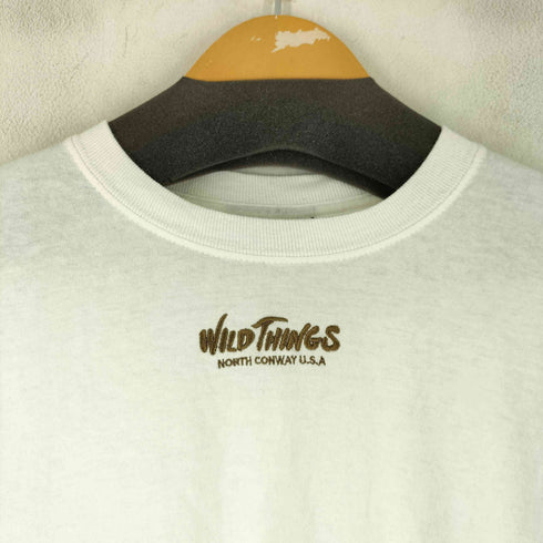 ワイルドシングス WILD THINGS 刺繍ロゴ クルーネック L/S Tシャツ メンズ JPN:M