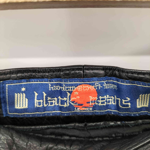 ブラックミーンズ BLACKMEANS カウレザー プリーツバルーンミニスカート レディース JPN:M