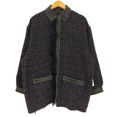 ディーゼル DIESEL ツイードワイドフィットジャケット レディース import:XS