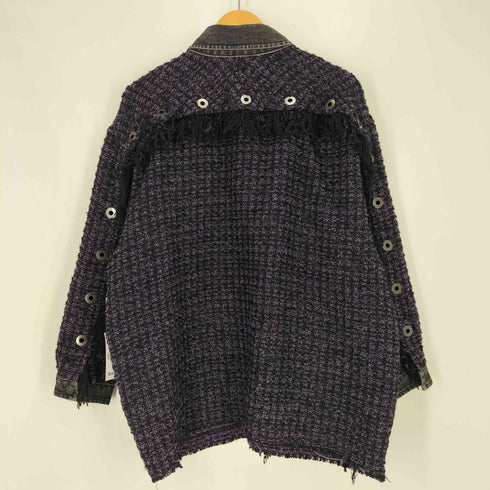 ディーゼル DIESEL ツイードワイドフィットジャケット レディース import:XS