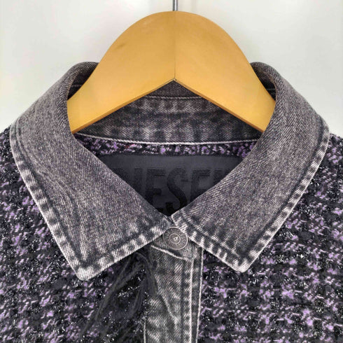 ディーゼル DIESEL ツイードワイドフィットジャケット レディース import:XS