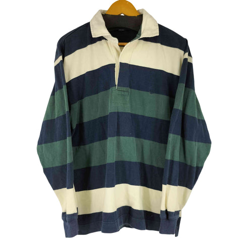 ノーティカ NAUTICA ボーダーラガーシャツ メンズ S/P