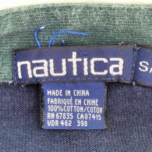 ノーティカ NAUTICA ボーダーラガーシャツ メンズ S/P