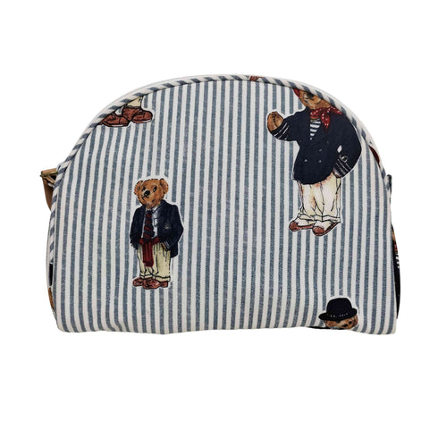ラルフローレン RALPH LAUREN ポロベア ストライプポーチ レディース