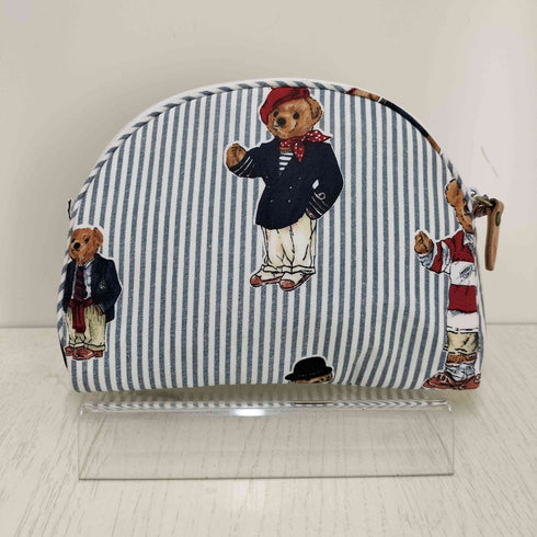 ラルフローレン RALPH LAUREN ポロベア ストライプポーチ レディース