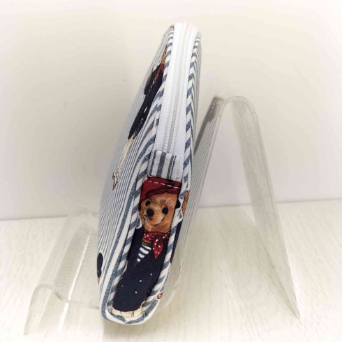 ラルフローレン RALPH LAUREN ポロベア ストライプポーチ レディース