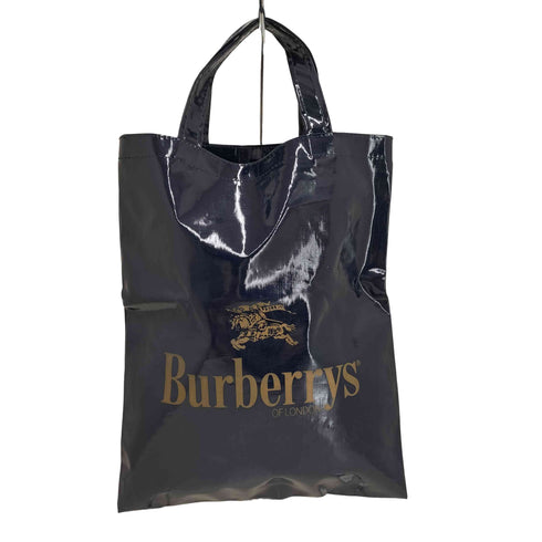 バーバリー BURBERRY ロゴプリント PVC トートバッグ レディース