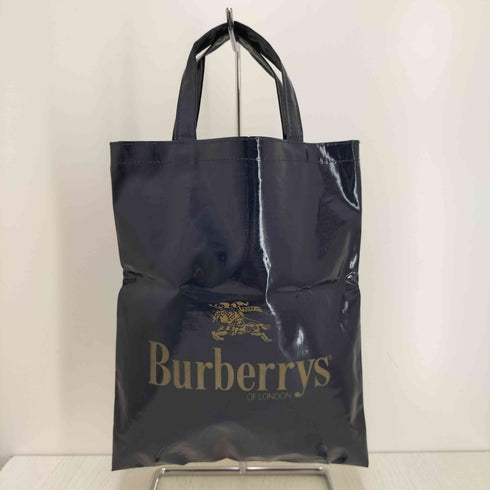 バーバリー BURBERRY ロゴプリント PVC トートバッグ レディース