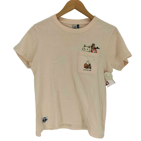 チャムス CHUMS 25SS アンチバグ フードヨーカイポケット Tシャツ レディース import:M