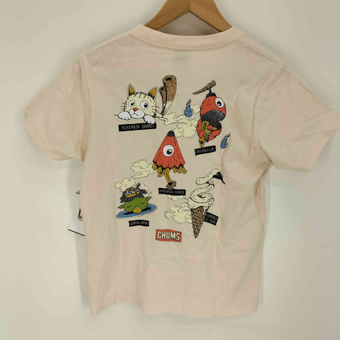 チャムス CHUMS 25SS アンチバグ フードヨーカイポケット Tシャツ レディース import:M