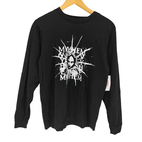 MYAHEM アーティストフォトプリント ポップアップ L/S Tシャツ レディース import:S