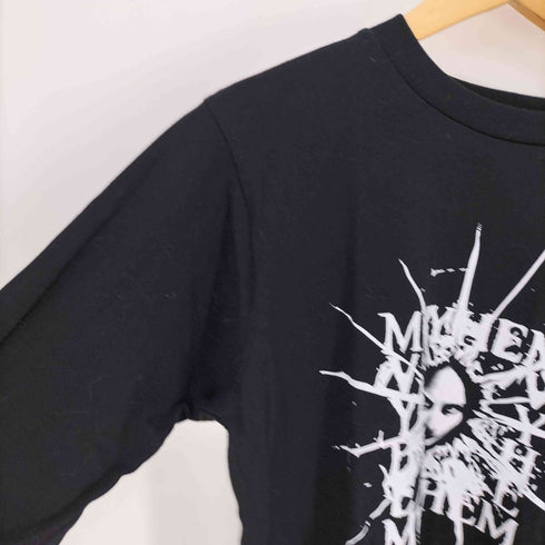 MYAHEM アーティストフォトプリント ポップアップ L/S Tシャツ レディース import:S