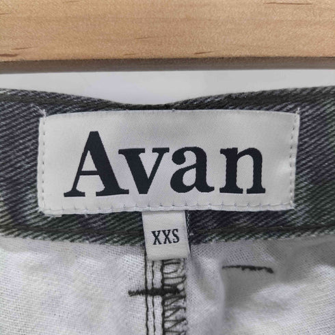 AVANDRESS 迷彩 カモ カーゴ バギーデニム レディース XXS