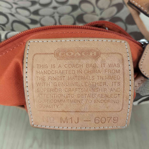 コーチ COACH シグネチャー ショルダーバッグ signature shoulder bag レディース