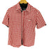 ステューシー Stussy ギンガムチェック フランネル 半袖シャツ メンズ import:M