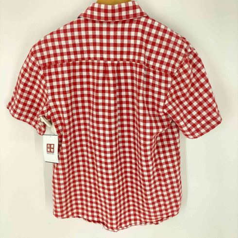 ステューシー Stussy ギンガムチェック フランネル 半袖シャツ メンズ import:M