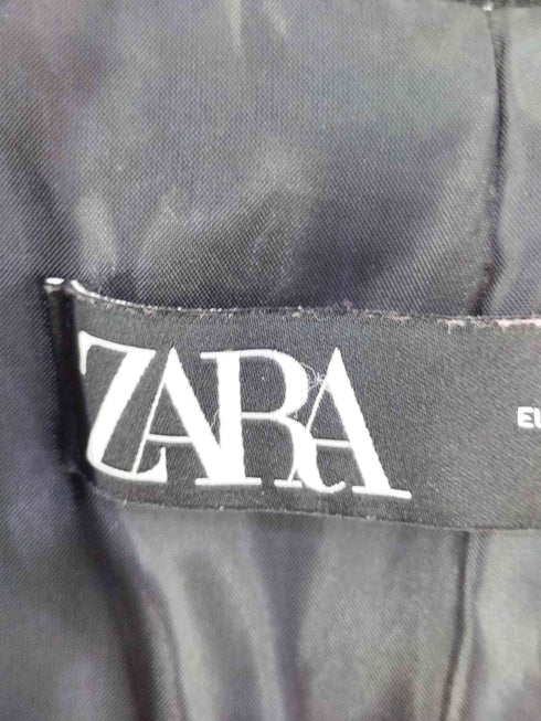 ザラ ZARA ドット柄 1B テーラードジャケット レディース 38