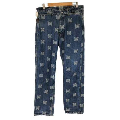 ニードルズ Needles STRAIGHT JEAN - 13OZ DENIM / PAPILLON JACQUARD メンズ JPN:L