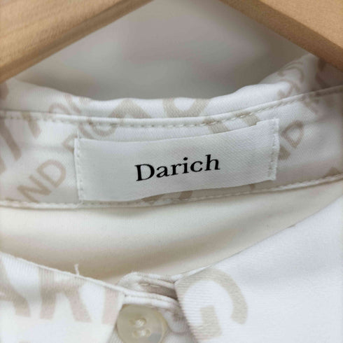 ダーリッチ Darich オブリークロゴシャツワンピース ロゴプリント レディース FREE