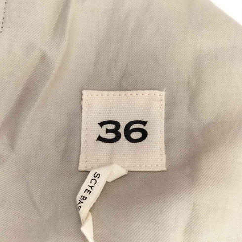 サイベーシックス SCYE BASICS テーパード スラックスパンツ レディース 38