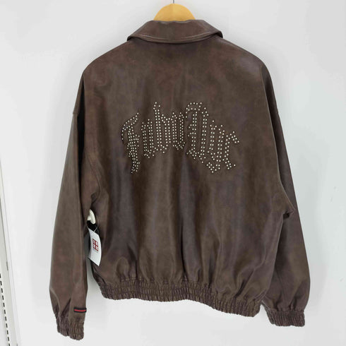 フブ FUBU FAUX LEATHER STUDS PATCH JACKET メンズ L