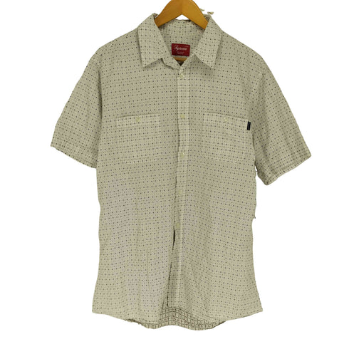 シュプリーム Supreme 00s- USA製 シアサッカー 総柄ポケットシャツ メンズ L