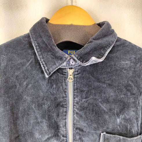 ポロラルフローレン POLO RALPH LAUREN スモールポール刺繍 コーデュロイ フルジップ オーバーシャツ メンズ JPN:L