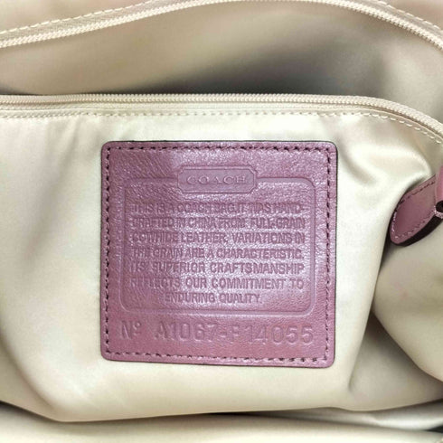 コーチ COACH レザー 2way ショルダーバッグ leather 2way shoulder bag レディース