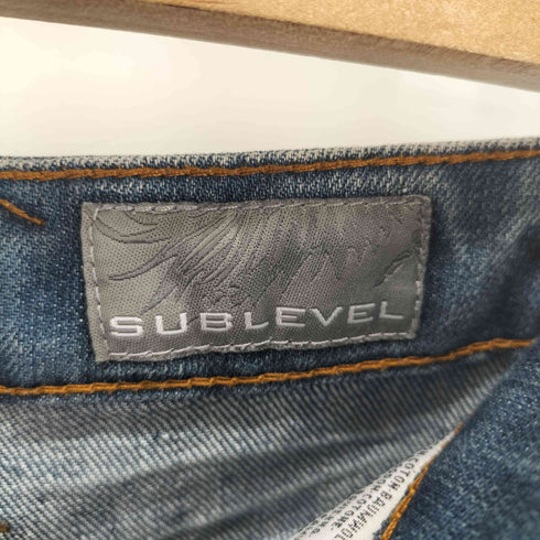 SUBLEVEL ポケット刺繍 デニムスカート Y2K レディース JPN:M