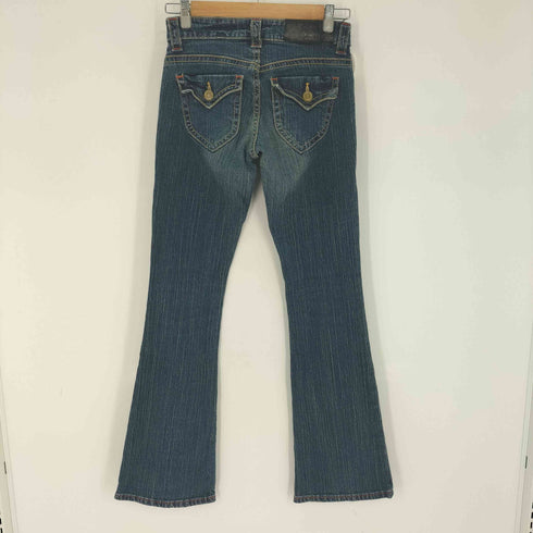 C-SEVENTEEN ローライズ セミフレア デニム Y2K レディース JPN:XS