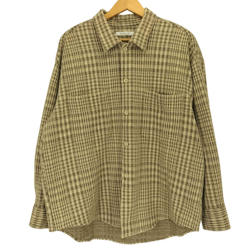 ジャーナルスタンダード JOURNAL STANDARD チェック柄 ビッグシルエット フランネルシャツ メンズ JPN:M