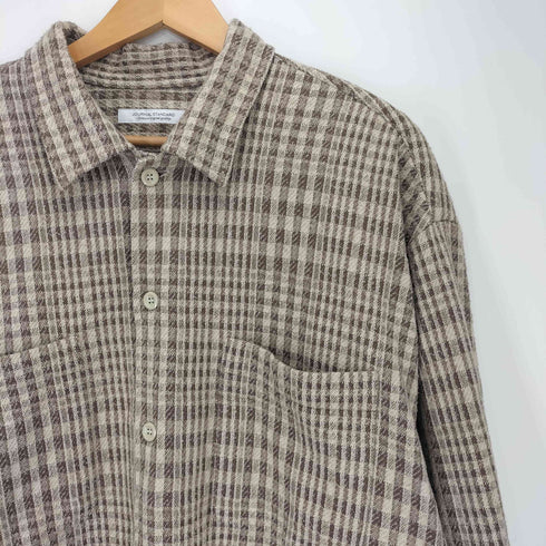 ジャーナルスタンダード JOURNAL STANDARD チェック柄 ビッグシルエット フランネルシャツ メンズ JPN:M