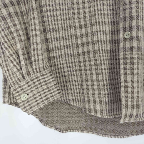 ジャーナルスタンダード JOURNAL STANDARD チェック柄 ビッグシルエット フランネルシャツ メンズ JPN:M