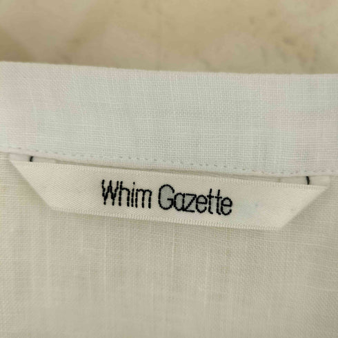 ウィムガゼット Whim Gazette リネン ティアードスリーブ ブラウス レディース FREE