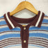 サノバチーズ SON OF THE CHEESE FALLING STRIPE POLO KNIT メンズ JPN:M