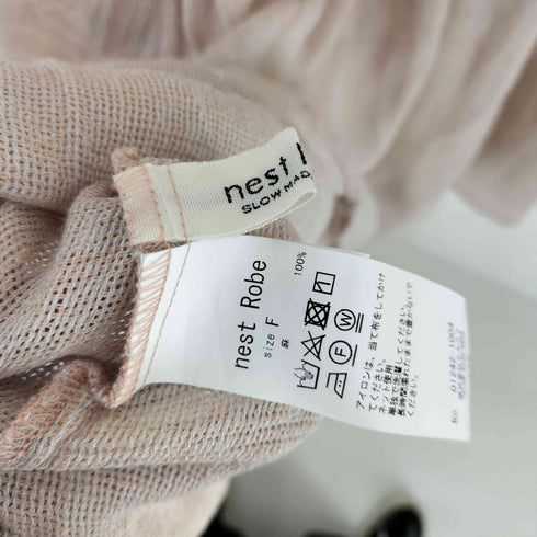 ネストローブ nest Robe 24SS リネンパナマ2wayねじりワンピース レディース FREE