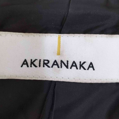 AKIRANAKA 異素材切替 ノーカラーコート レディース JPN:1