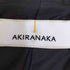 AKIRANAKA 異素材切替 ノーカラーコート レディース JPN:1